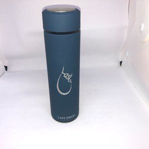 Last Drop‎ Tea Strainer Tumbler Mug Dark Blue w/Strainer 14oz